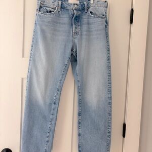 Relaxed straight leg 27 inch inseam